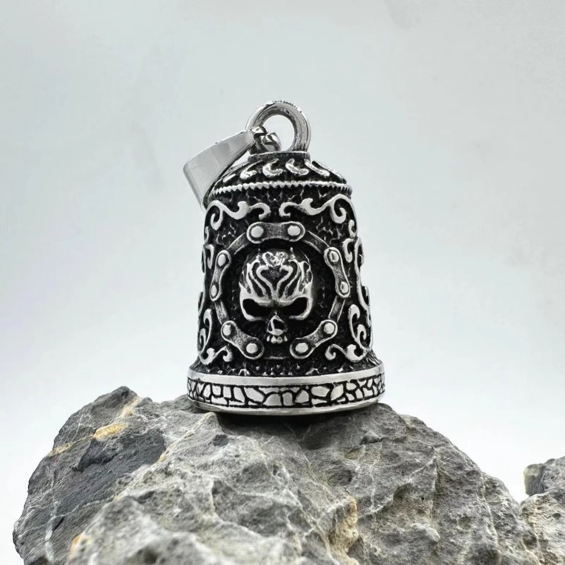 Campana con forma de calavera, - Motorcycle Chain reseña y precio