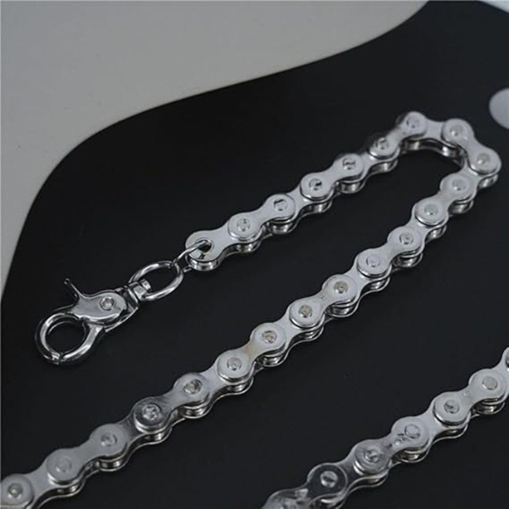 Cadena de cintura plateada est - Bicycle Chain reseña y precio
