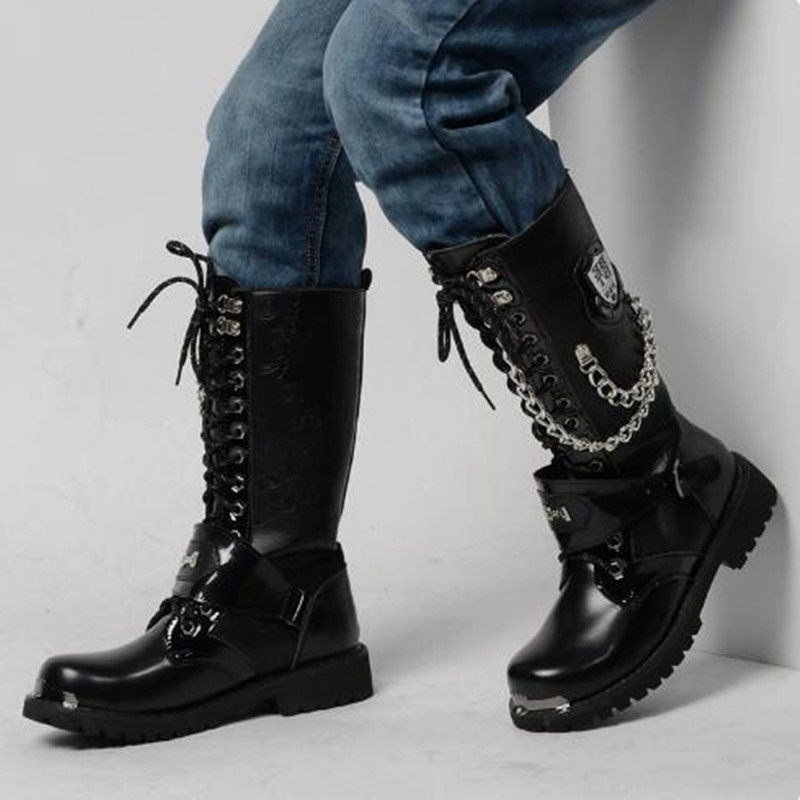 Botas de Motocicleta de Lujo p - Steel Chain reseña y precio