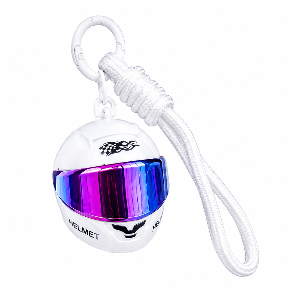 Llavero de casco colorido y ge - Bicycle Chain reseña y precio